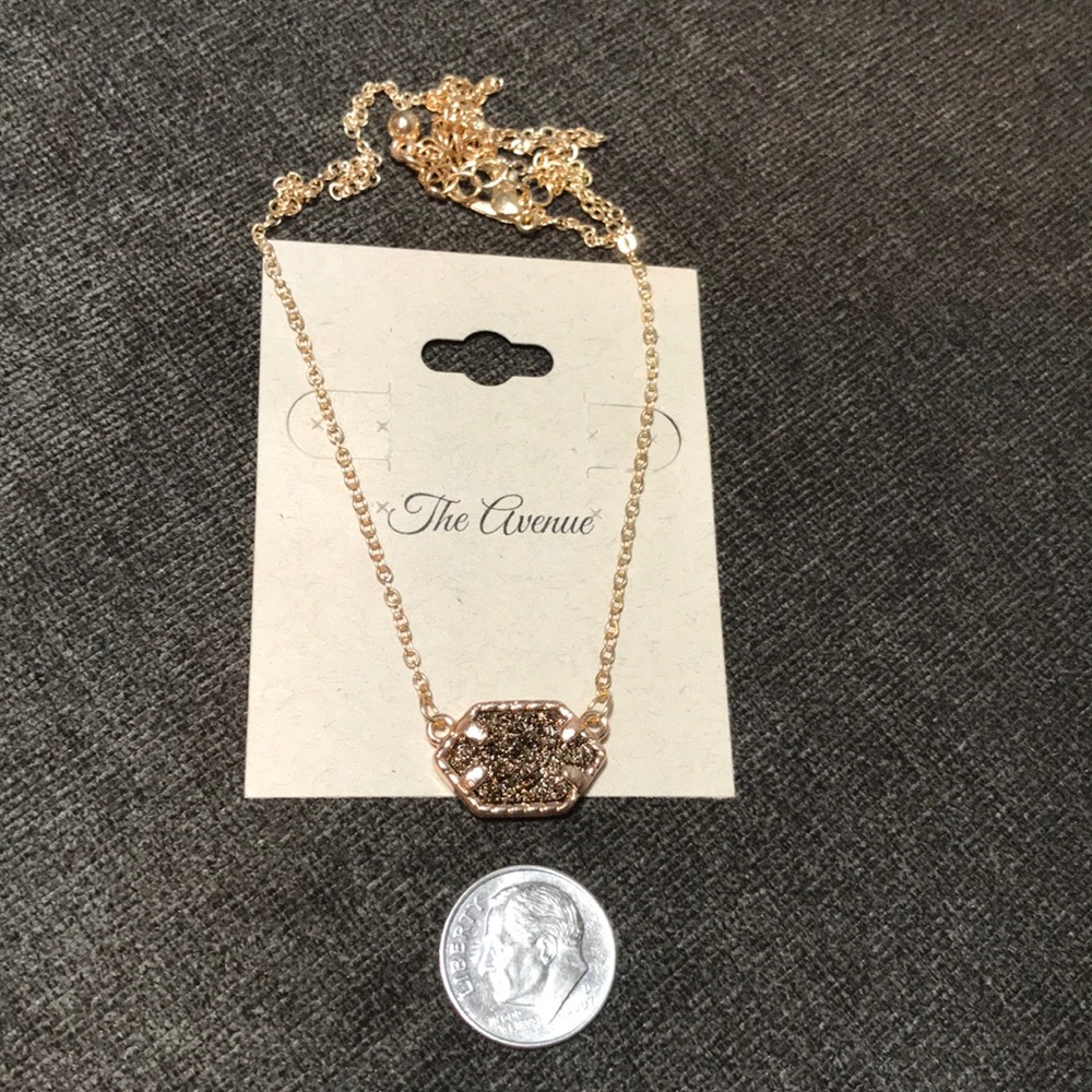 SOLD** Mocha Druzy Quartz Necklace